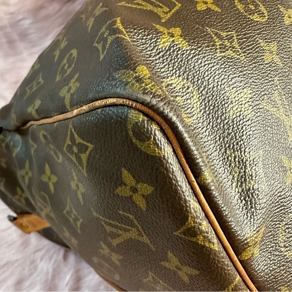 🟥 SOLD! Louis Vuitton Keepall 60 Bandouliere Monogram Duffle Bag Travel Luggage - Picture 13 of 17